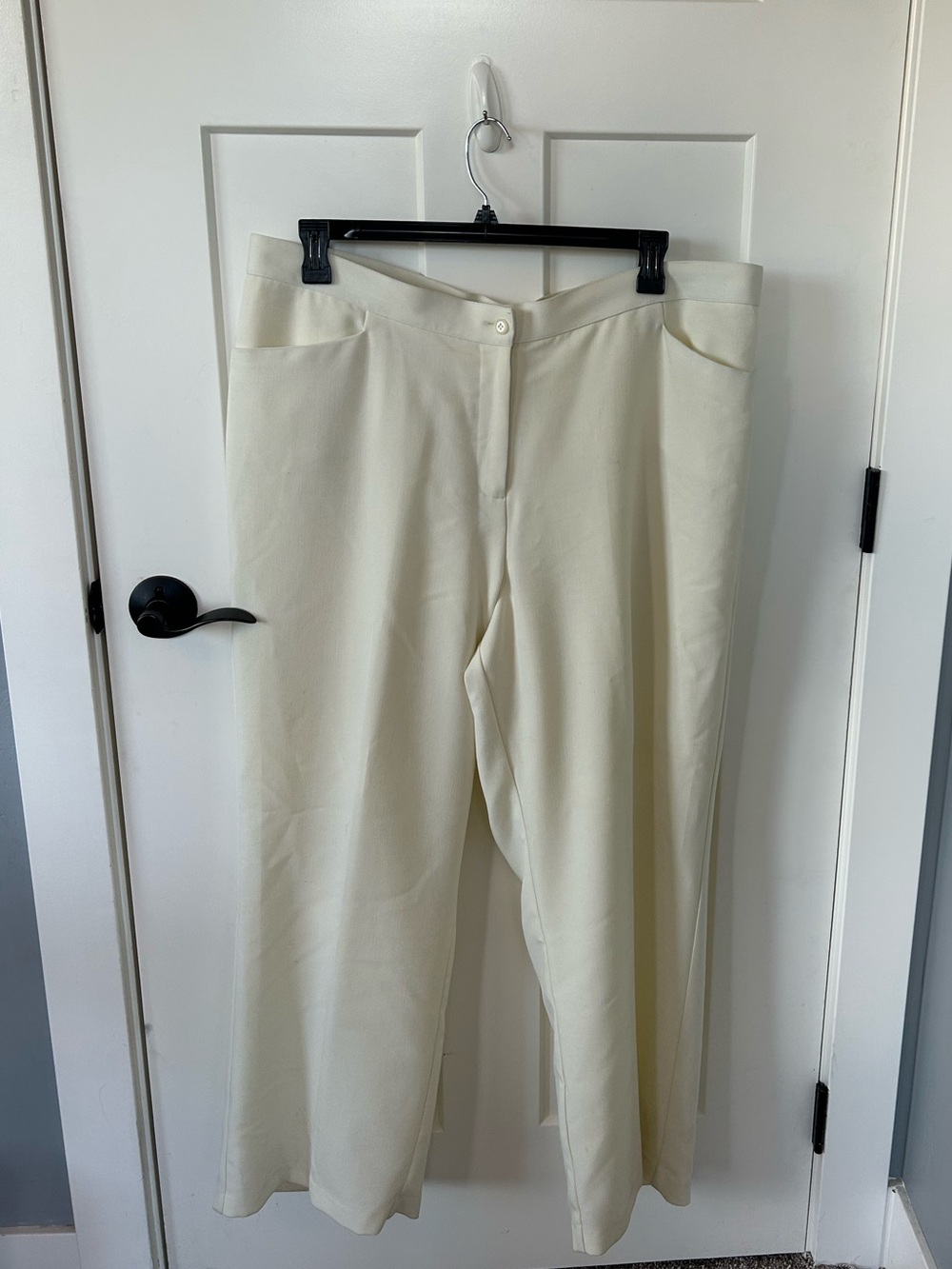 Maggie Barnes Cream Dress Pants